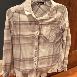 Size S BDG flannel with lace underlay